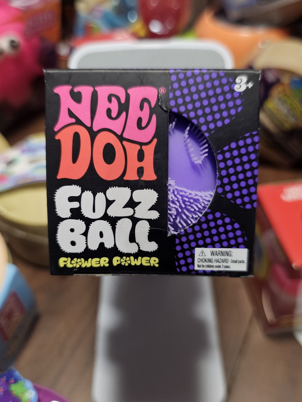 Nee Doh Fuzz Ball Kids Sensory Toy - Purple
